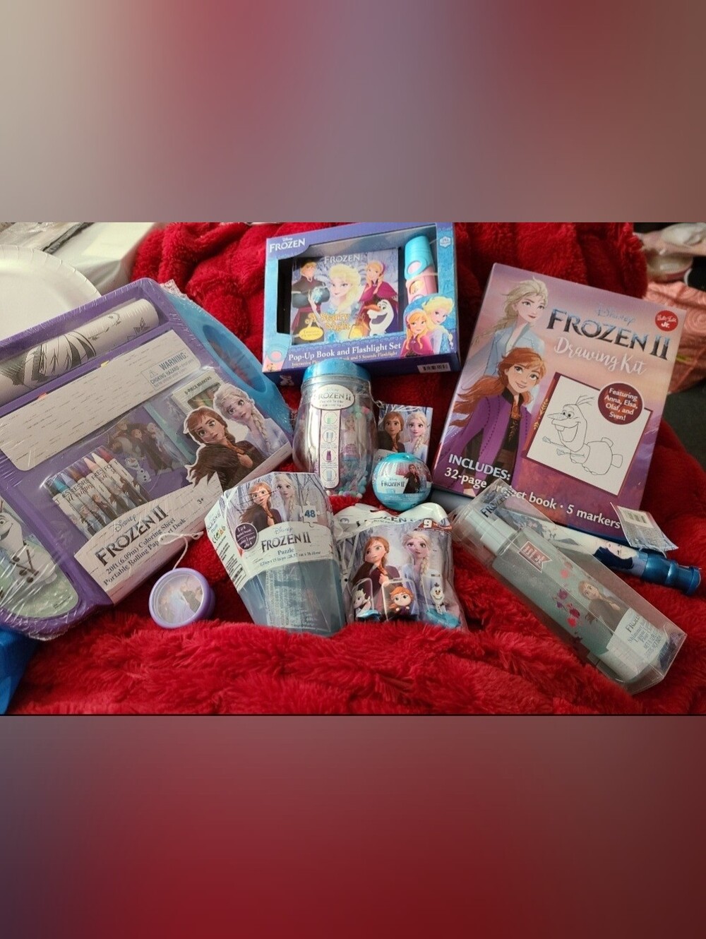 Disney Frozen II Kids Activity and Toy Bundle - NEW 18 Plus Pieces